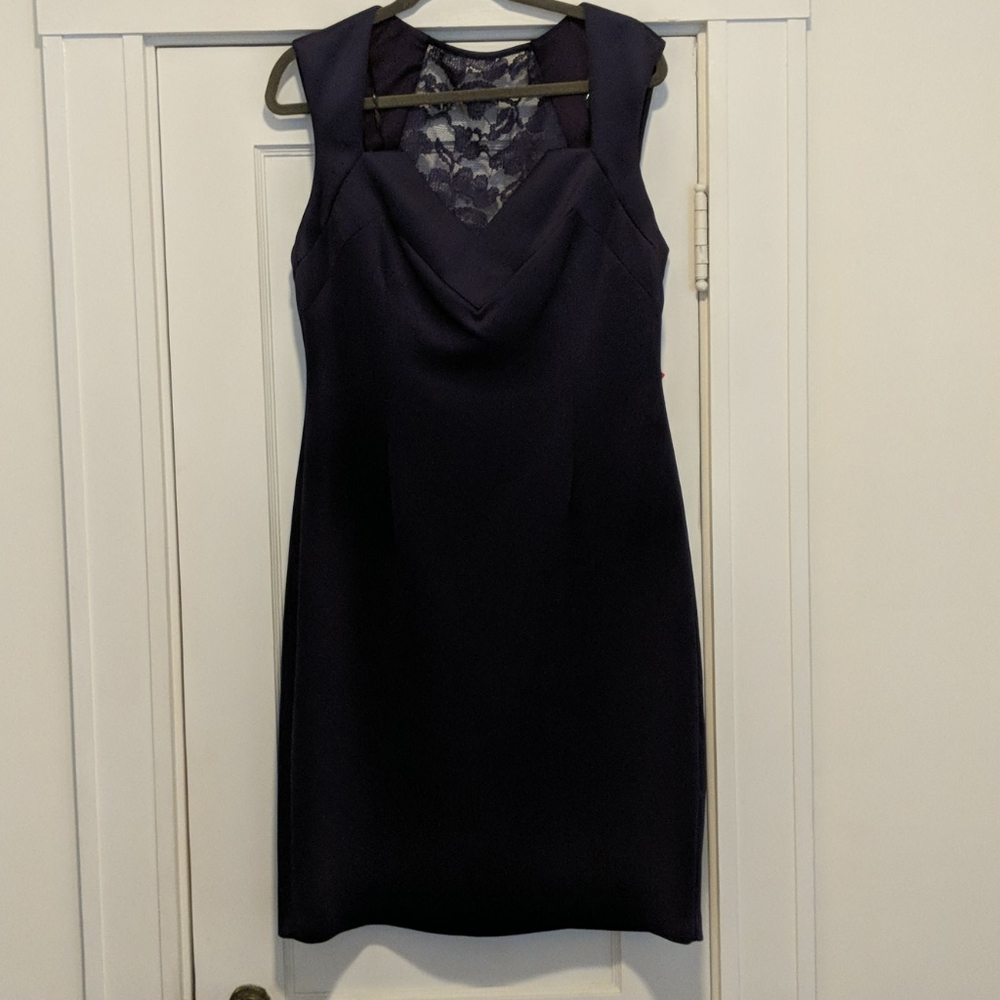 Deep purple formal dress